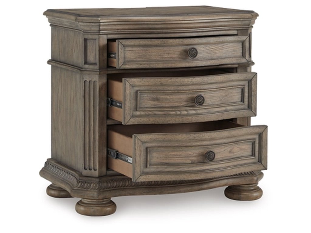 Ardenfield King Upholstered Sleigh Bed, Dresser, Mirror, Chest and 2 Nightstands - image 12