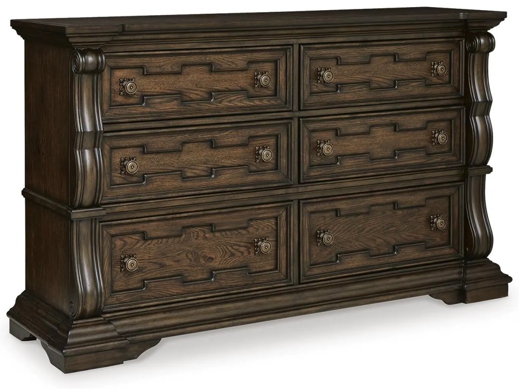 Maylee Queen Upholstered Panel Bed, Dresser and 2 Nightstands - image 2