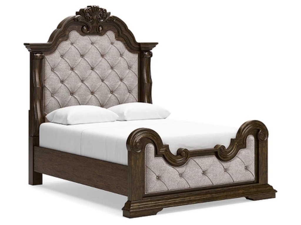 Maylee Queen Upholstered Panel Bed, Dresser and 2 Nightstands - image 8