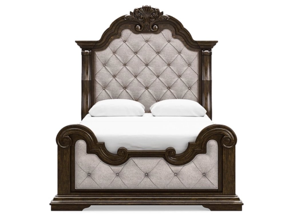 Maylee Queen Upholstered Panel Bed, Dresser and 2 Nightstands - image 7