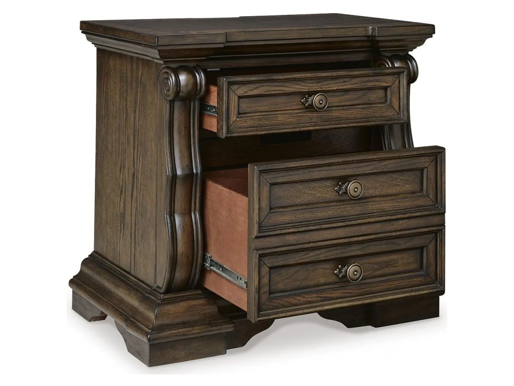Maylee Queen Panel Bed, Dresser, Mirror, Chest and 2 Nightstands - image 14