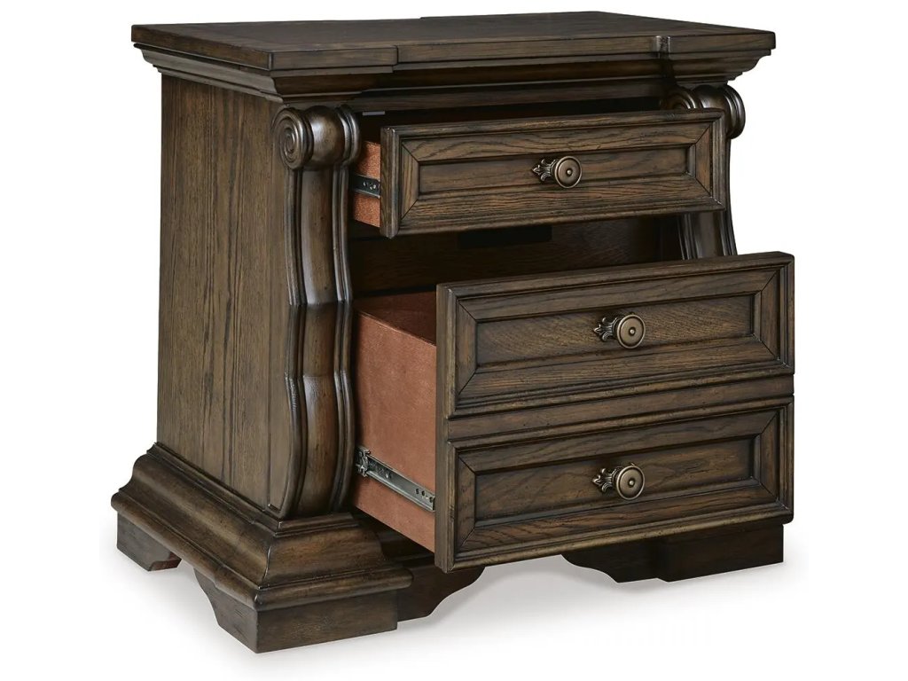 Maylee Queen Upholstered Panel Bed, Dresser and 2 Nightstands - image 13