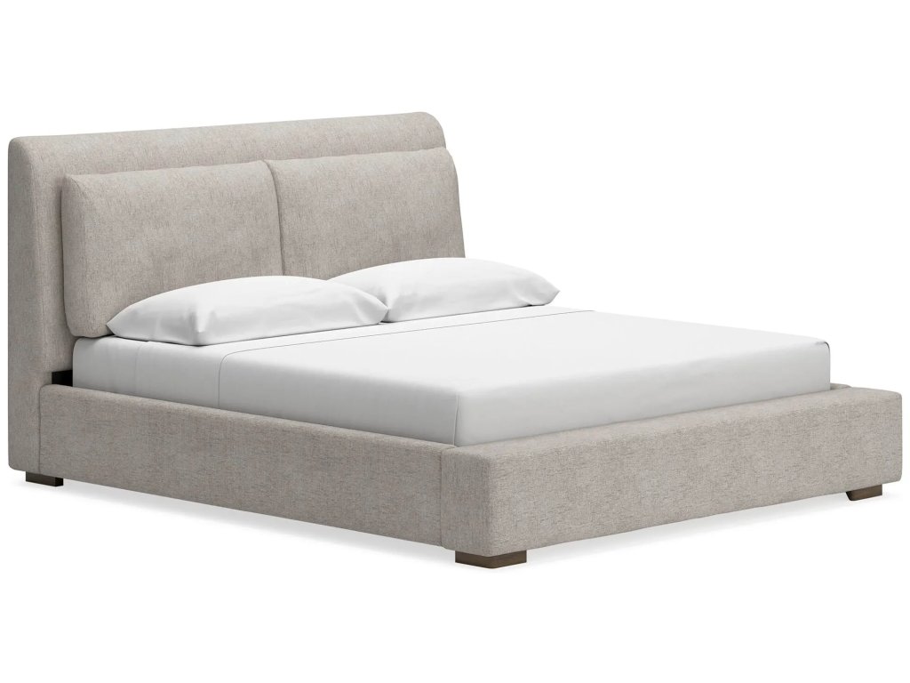 Cabalynn King Upholstered Bed and 2 Nightstands - image 2