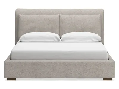 Cabalynn King Upholstered Bed and 2 Nightstands