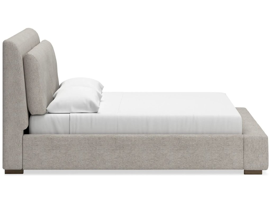 Cabalynn King Upholstered Bed and 2 Nightstands - image 4