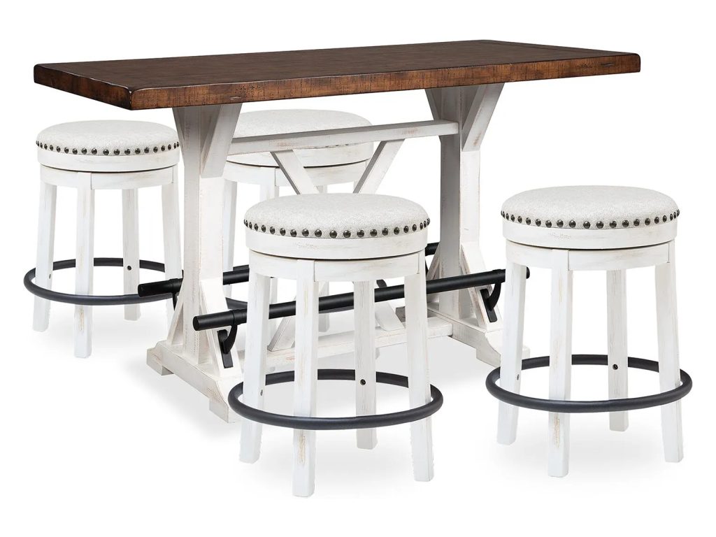 Valebeck Counter Height Dining Table and 4 Barstools - main image