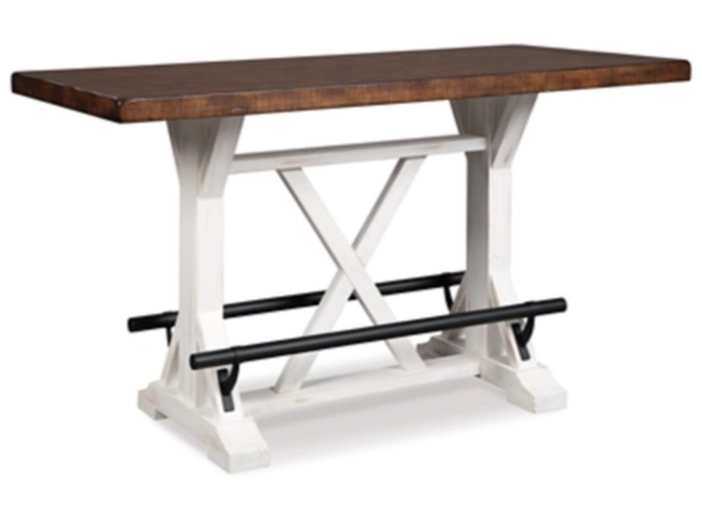 Valebeck Counter Height Dining Table and 8 Barstools - image 1