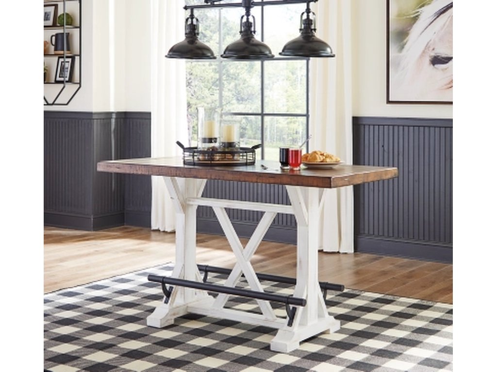 Valebeck Counter Height Dining Table and 8 Barstools - image 10