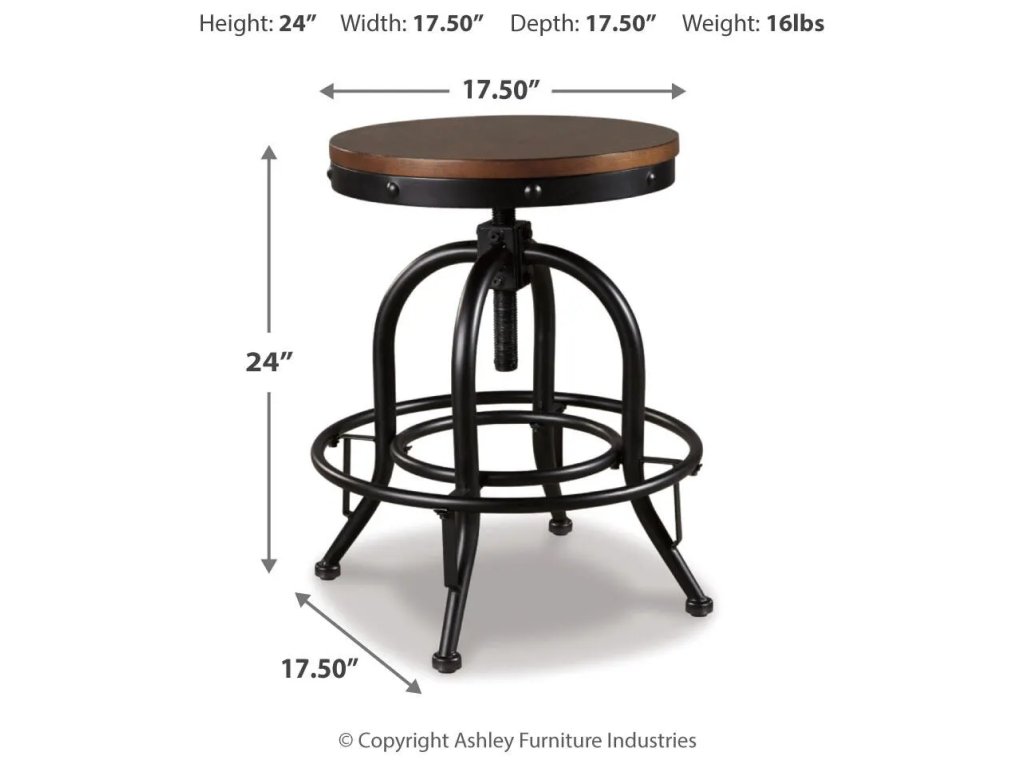 Valebeck Counter Height Dining Table and 4 Barstools - image 5