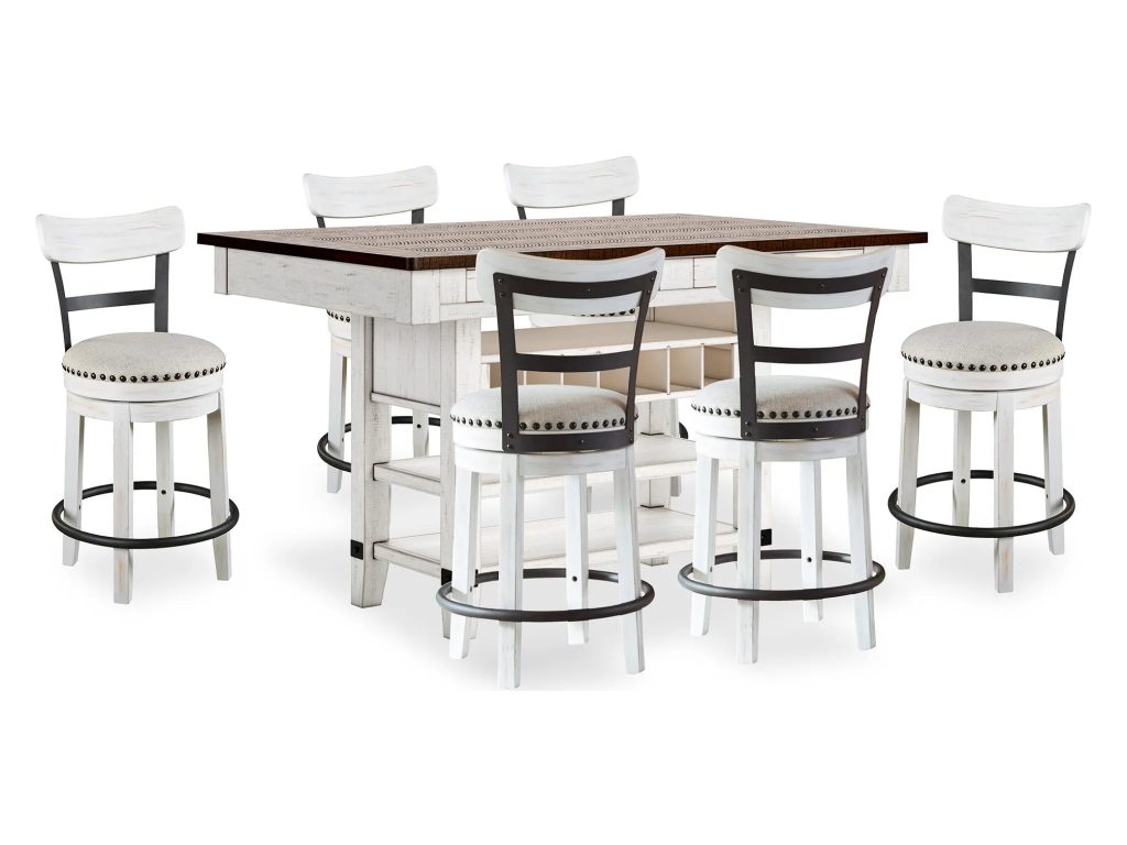 Valebeck Counter Height Dining Table and 6 Chairs - main image