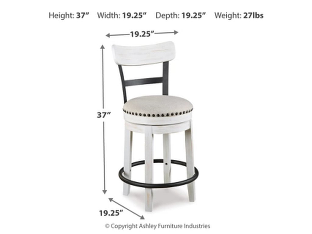 Valebeck Counter Height Dining Table and 8 Barstools - image 9