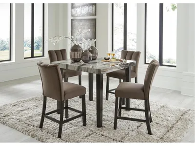 Jeshina Counter Height Dining Table and 4 Barstools - Alternative View