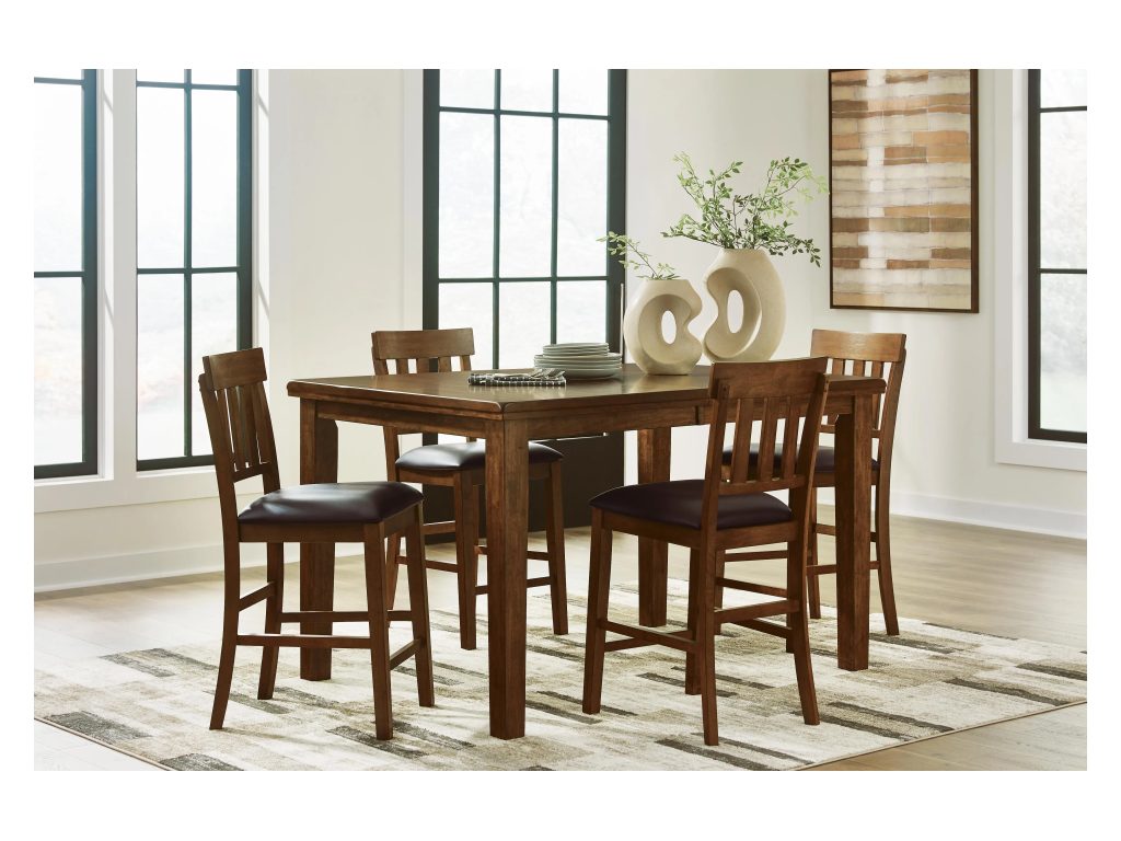 Ralene Counter Height Dining Table and 4 Barstools - image 1
