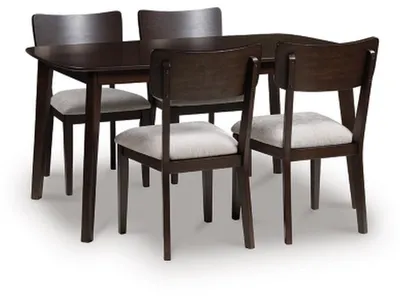 Shorbyn Dining Table and 4 Chairs (Set of 5)