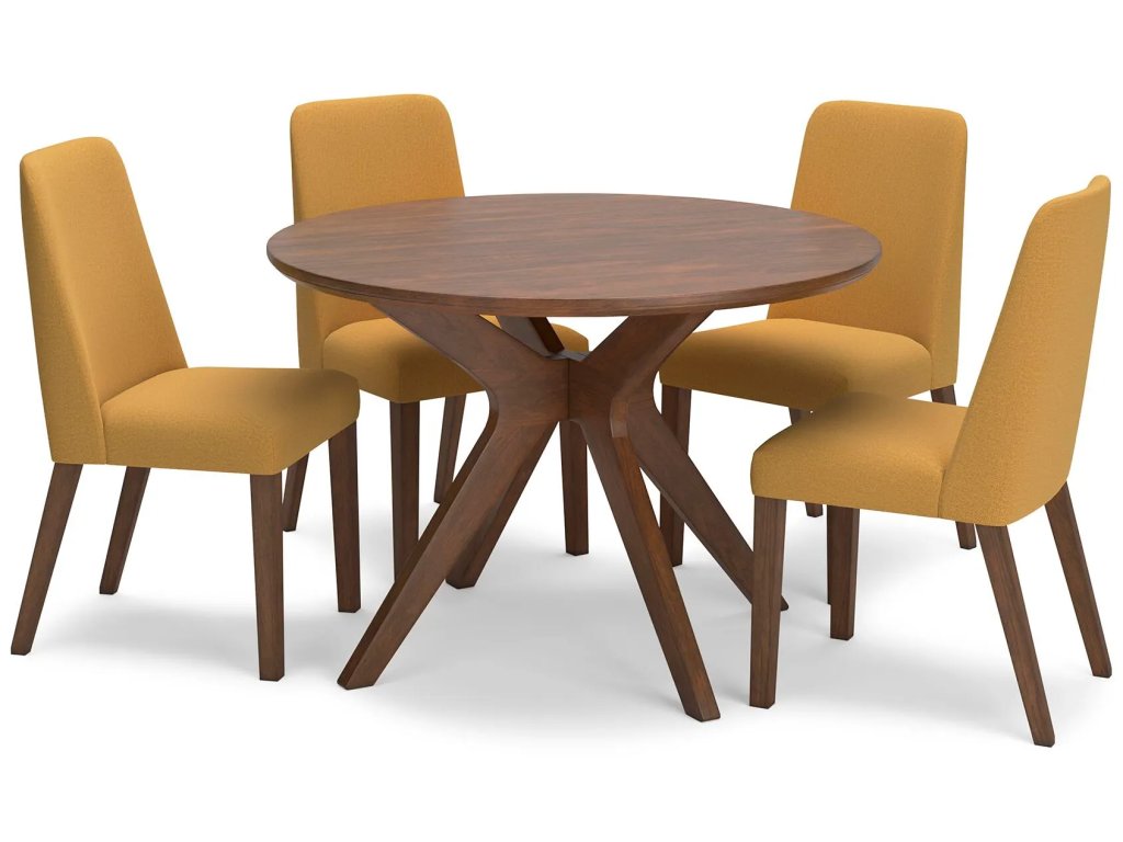 Lyncott Dining Table and 4 Chairs - main image