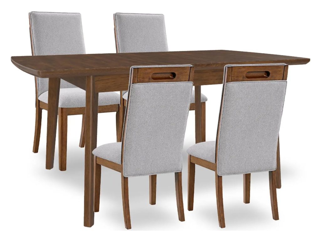 Lyncott Extension Dining Table and 4 Chairs - main image