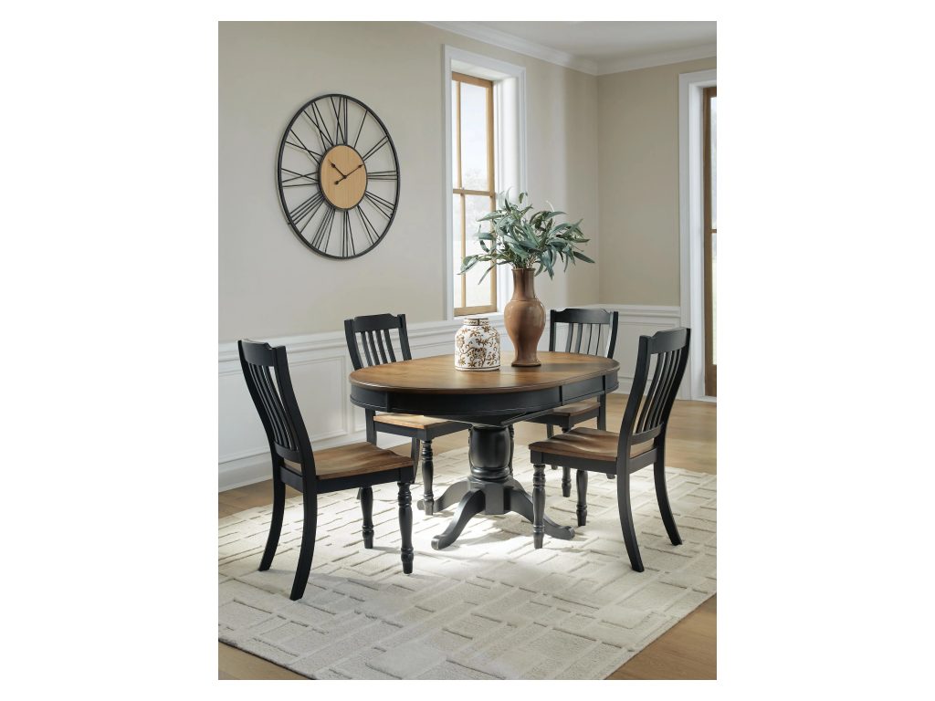 Clorazi Extension Dining Table and 4 Chairs - image 1