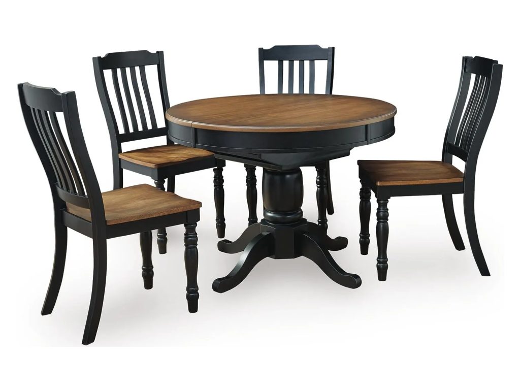 Clorazi Extension Dining Table and 4 Chairs - image 2