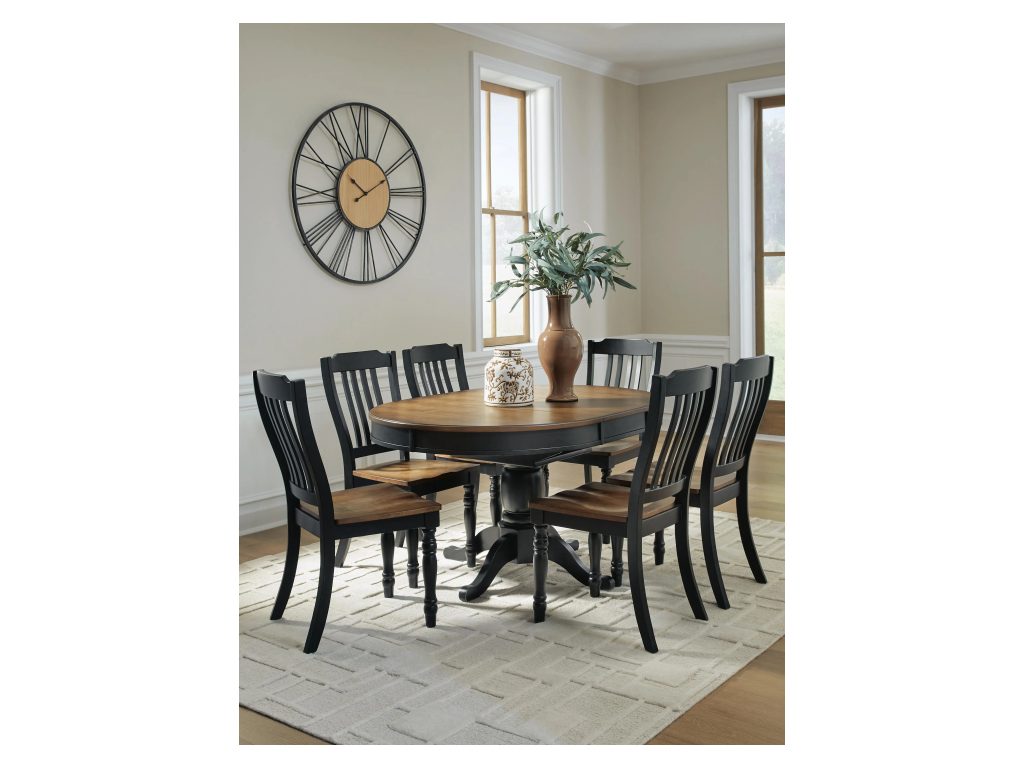 Clorazi Extension Dining Table and 6 Chairs - image 1