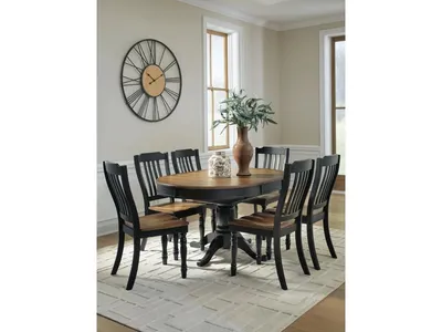 Clorazi Extension Dining Table and 6 Chairs