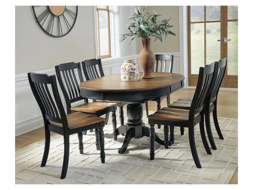 Clorazi Extension Dining Table and 6 Chairs - image 2