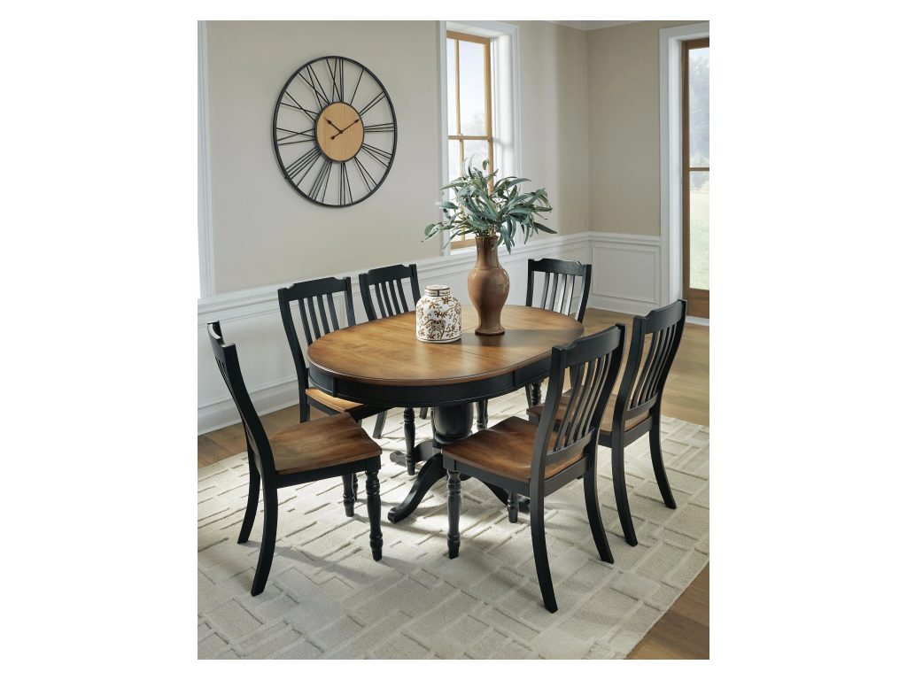 Clorazi Extension Dining Table and 6 Chairs - image 3
