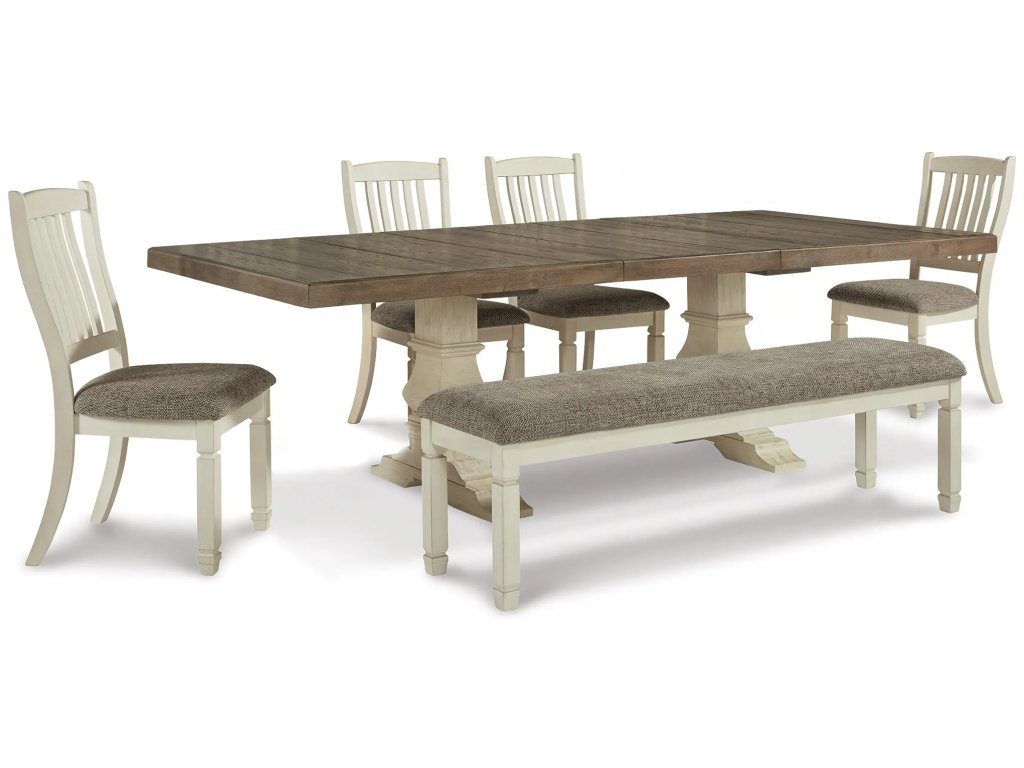 Bolanburg Extension Dining Table, 4 Chairs and Bench - main image
