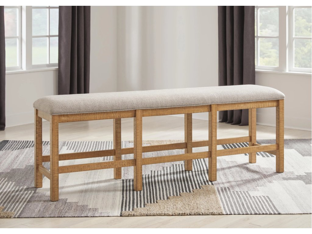 Havonplane Counter Height Dining Table, 6 Barstools and Bench - image 24