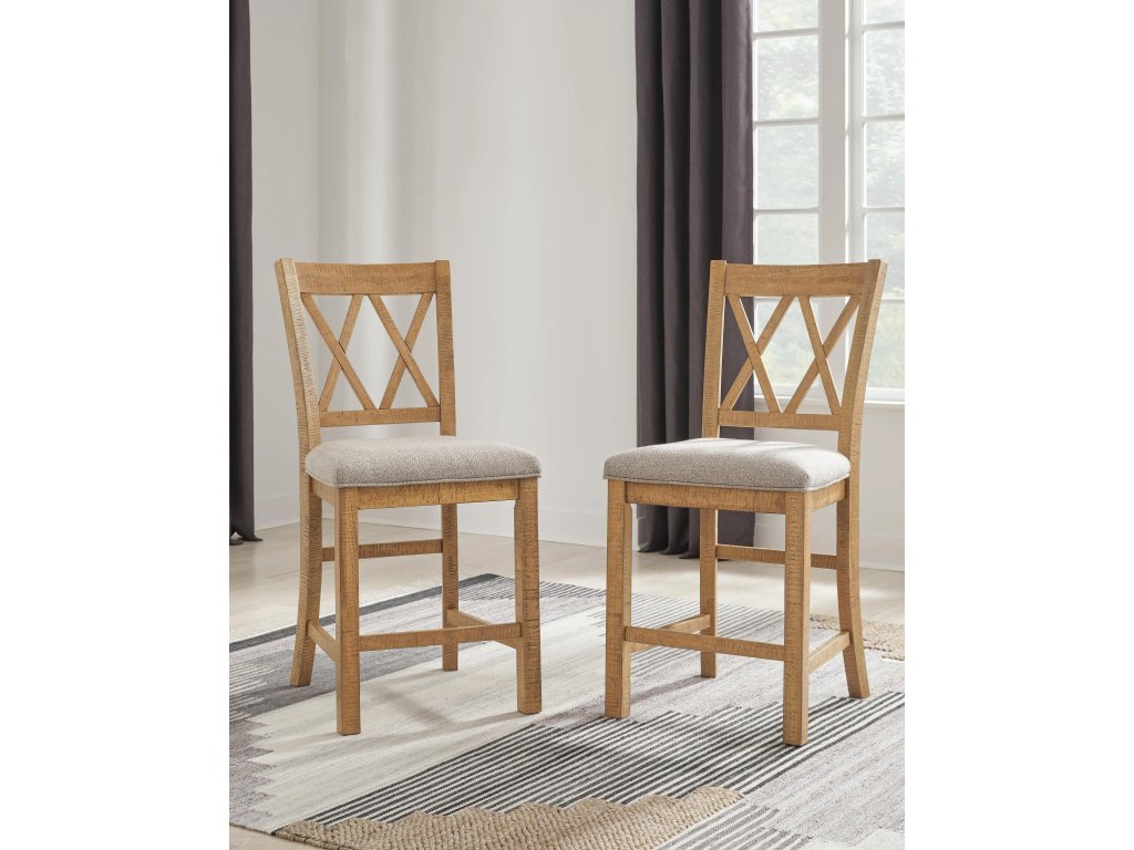 Havonplane Counter Height Extension Dining Table 4 Barstools and Bench - image 23