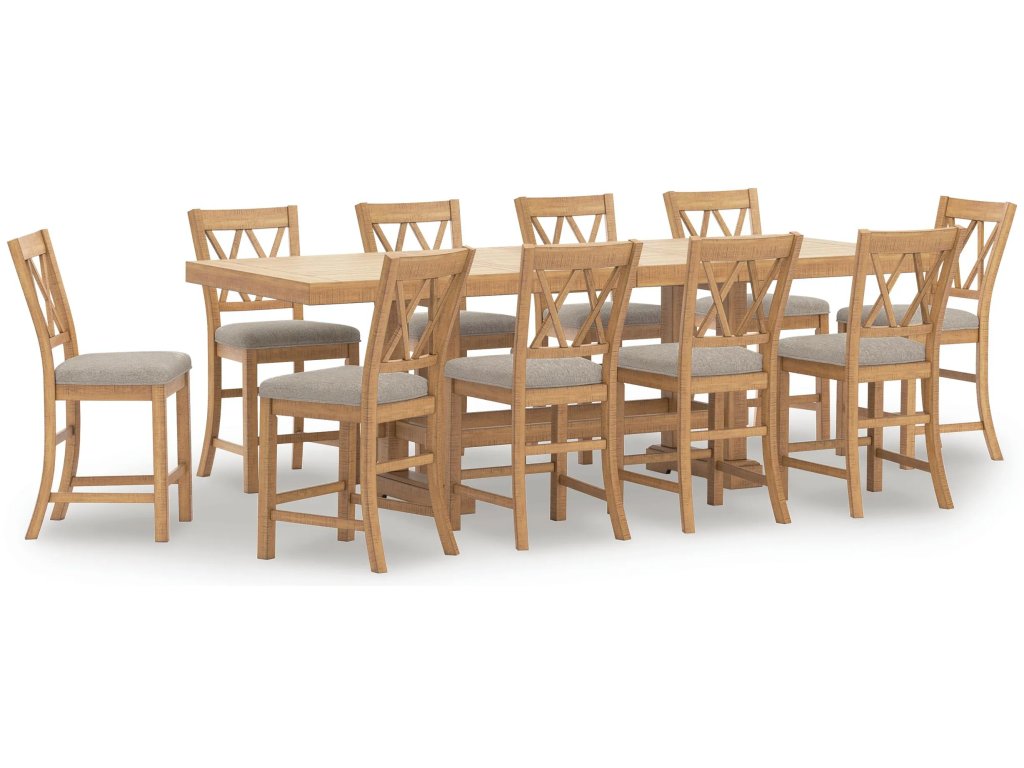 Havonplane Counter Height Dining Table and 10 Barstools - main image
