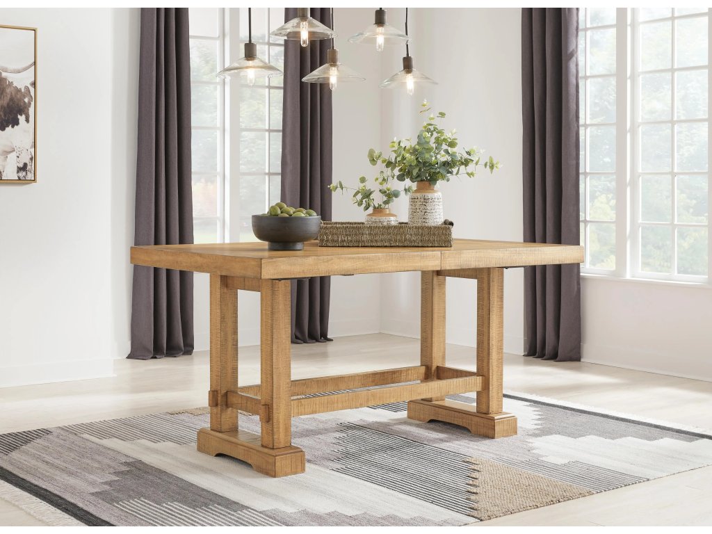 Havonplane Counter Height Extension Dining Table 4 Barstools and Bench - image 22