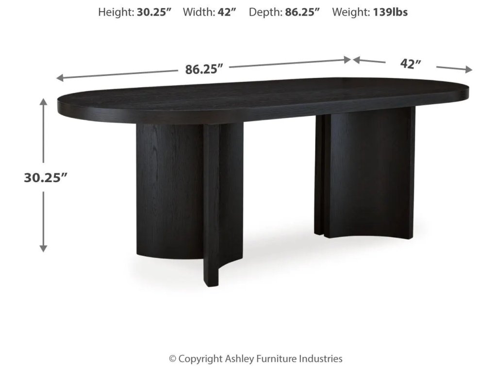 Rowanbeck Dining Table and 6 Chairs - image 10