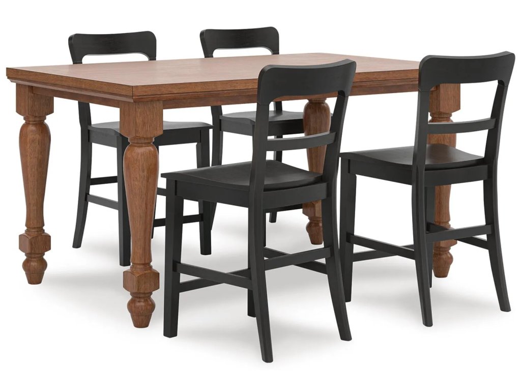 Greddinton Counter Height Dining Table and 4 Barstools - main image