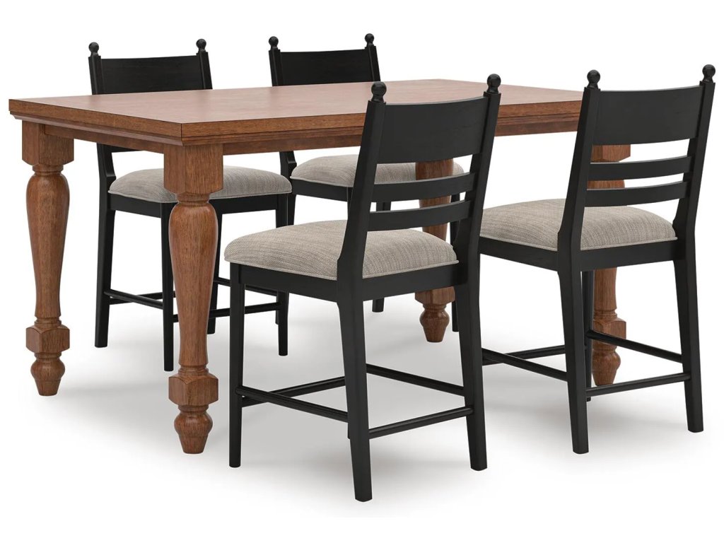 Greddinton Counter Height Dining Table and 4 Barstools - main image
