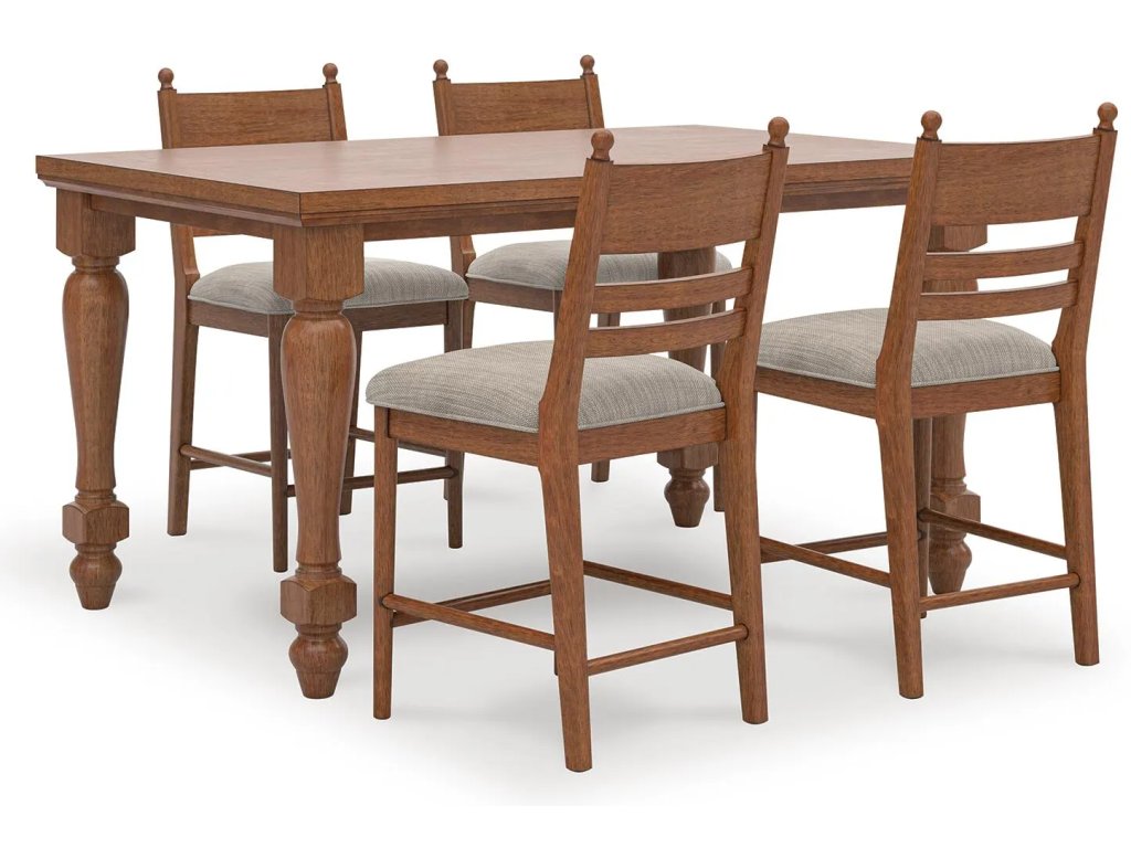 Greddinton Counter Height Dining Table and 4 Barstools - main image