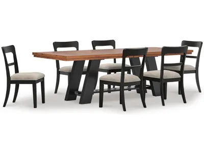 Greddinton Extension Dining Table and 6 Chairs