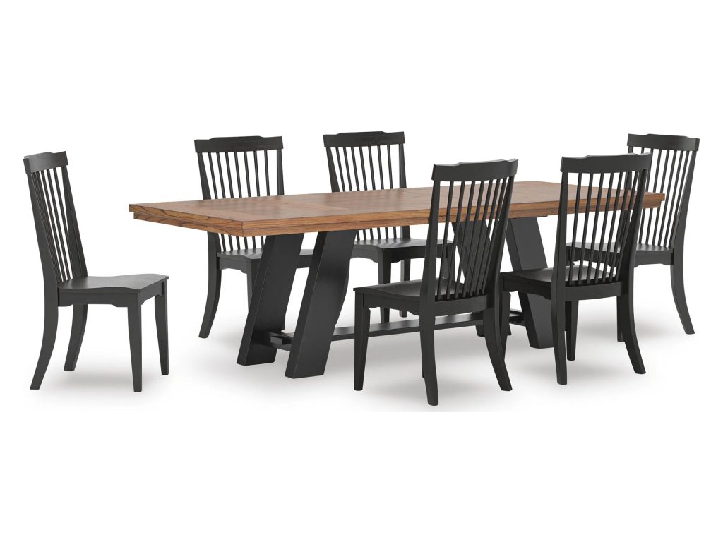 Greddinton Extension Dining Table and 6 Chairs - main image