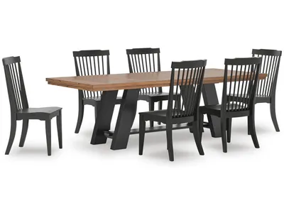 Greddinton Extension Dining Table and 6 Chairs