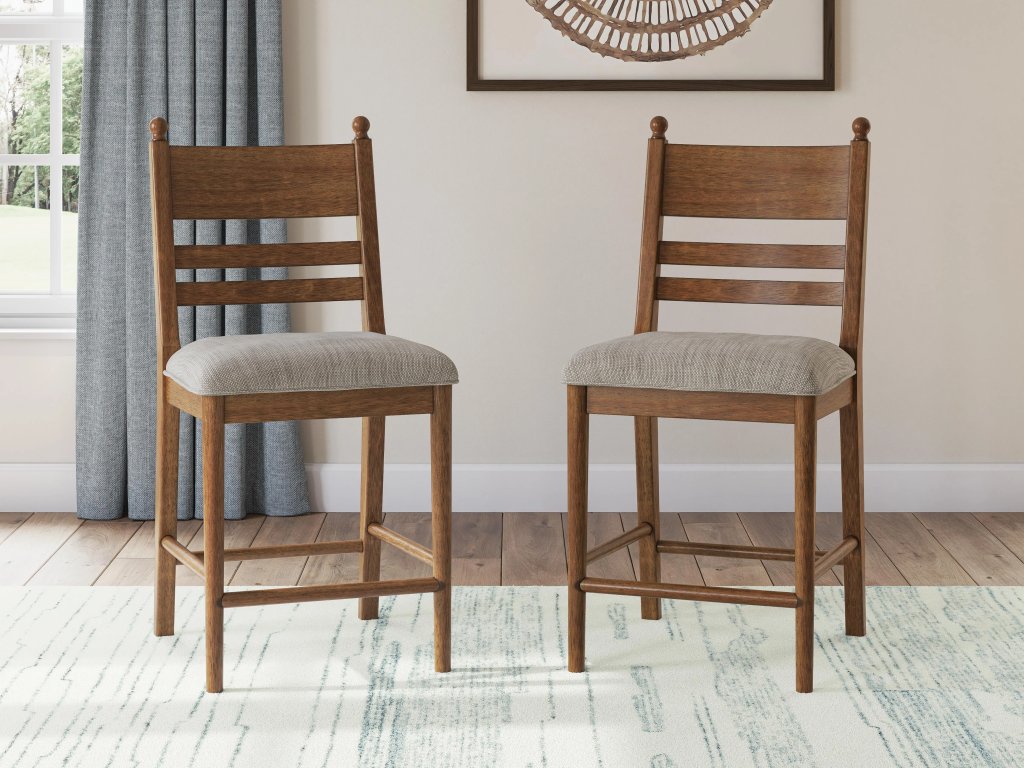Greddinton Counter Height Dining Table and 6 Barstools - image 15