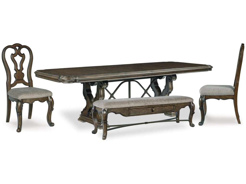 Maylee Dining Table, 2 Chairs and Bench - main image