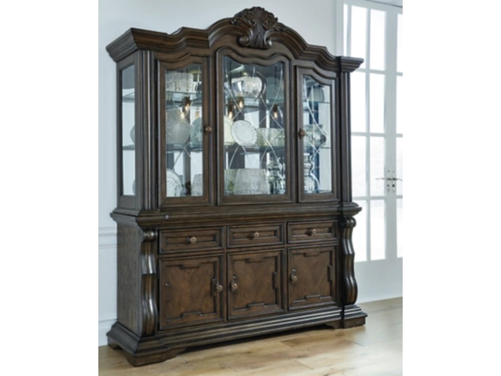 Maylee Dining Table with 6 Chairs and Buffet and Hutch - image 13