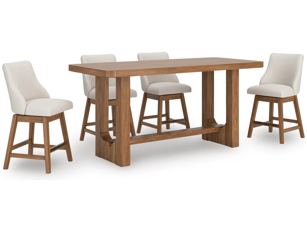 Cabalynn Counter Height Dining Table and 4 Barstools - main image