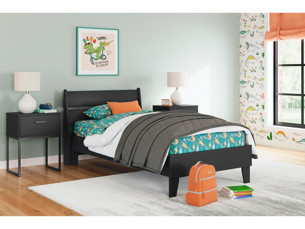 Socalle Twin Panel Platform Bed and Dresser - image 16