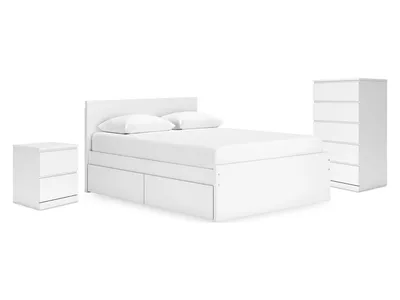 Onita Queen Storage Bed, Chest and Nightstand