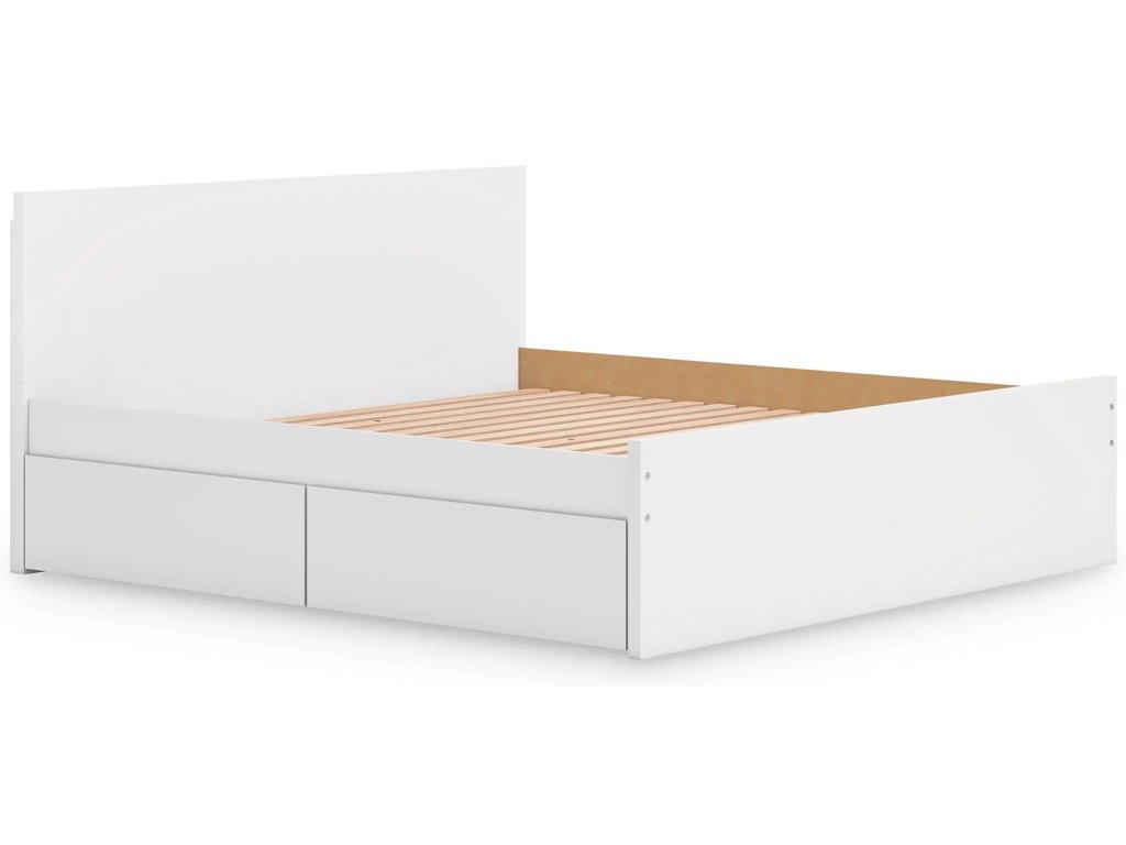 Onita King Panel Platform Bed with 2 Side Storage - image 3