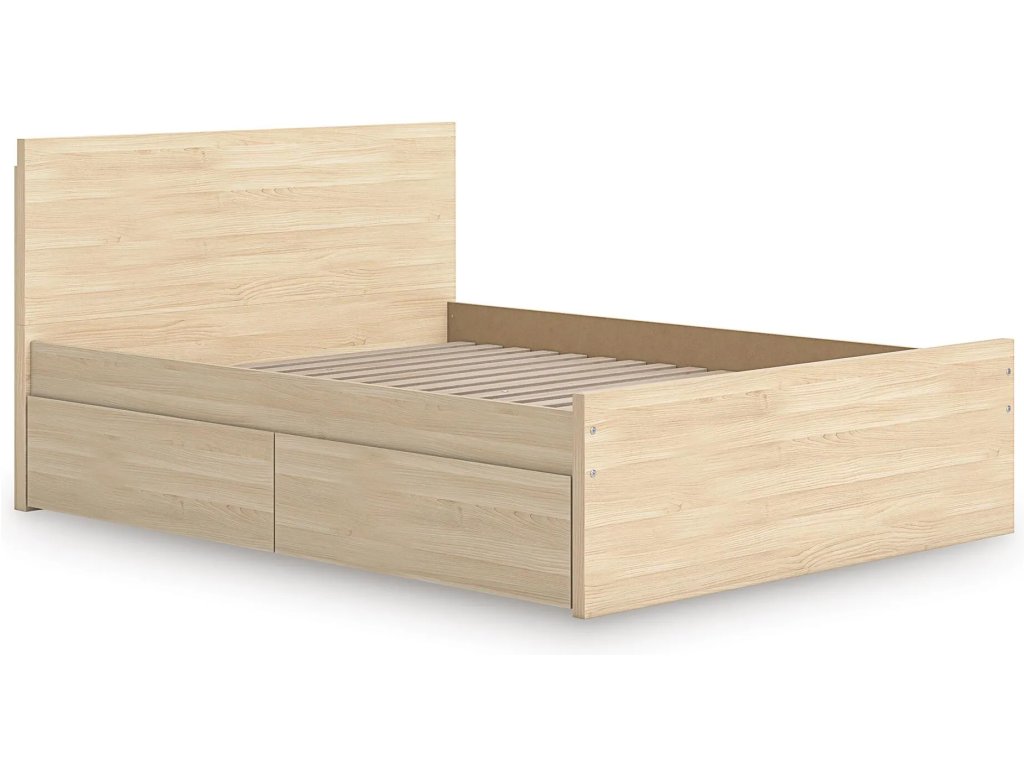 Onita Queen Panel Platform Bed with 1 Side Storage - image 3