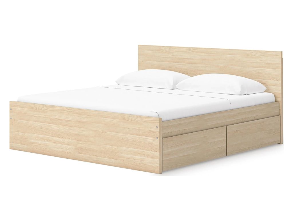 Onita Queen Panel Platform Bed with 2 Side Storage - image 3