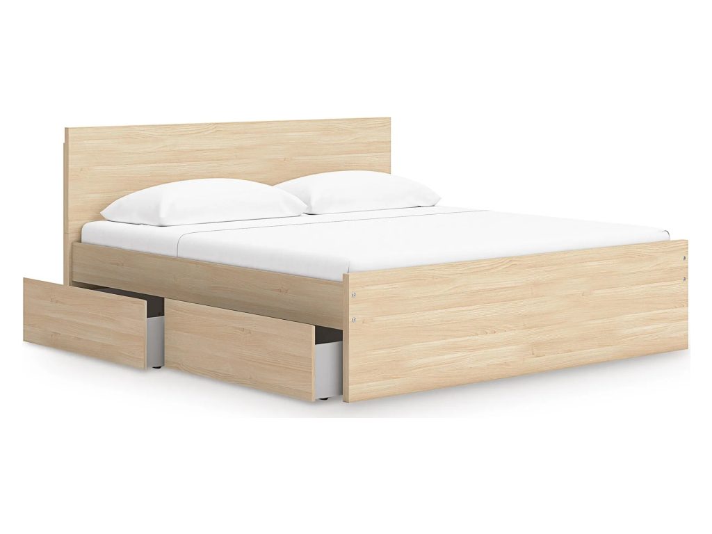 Onita Queen Panel Platform Bed with 2 Side Storage - image 4