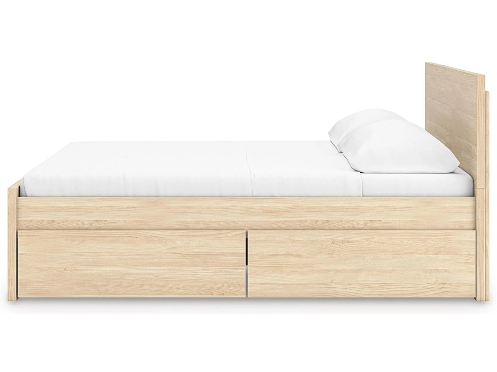 Onita King Panel Platform Bed with 2 Side Storage - image 8