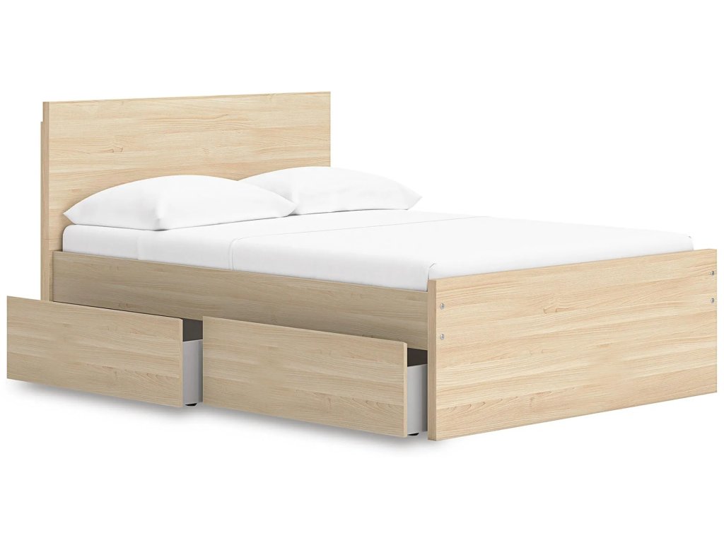 Onita Full Panel Platform Bed with 1 Side Storage - image 2